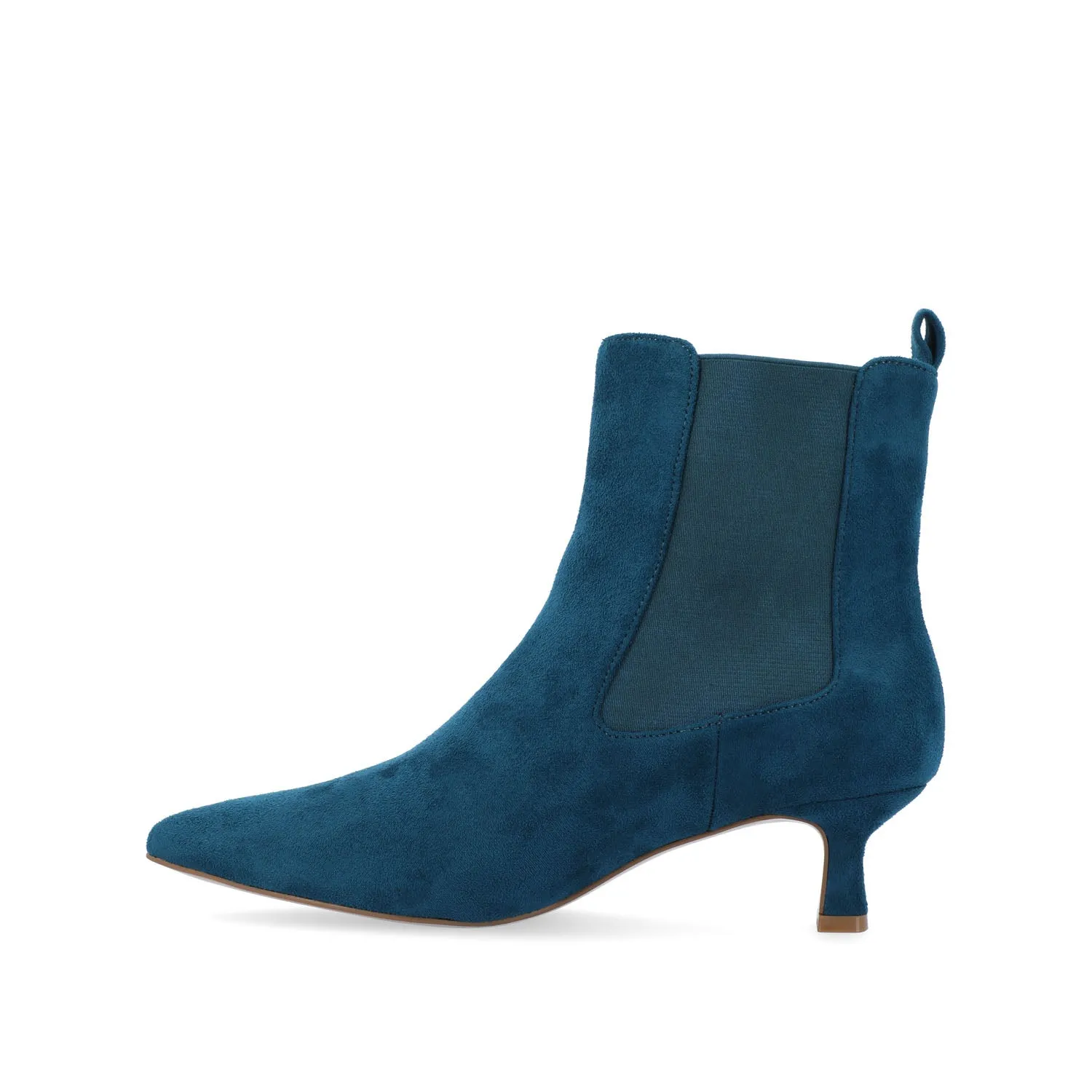 TENLEE CHELSEA BOOTIES IN FAUX SUEDE tight match