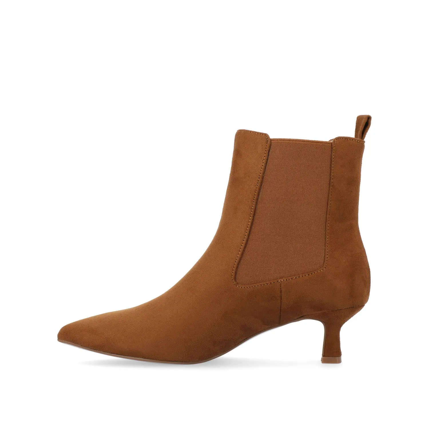 TENLEE CHELSEA BOOTIES IN FAUX SUEDE tight match