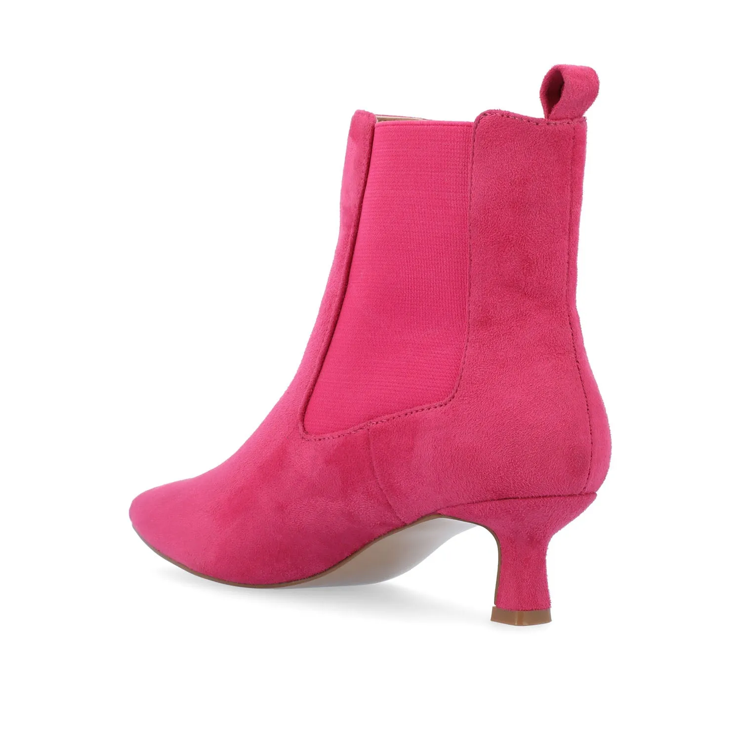 TENLEE CHELSEA BOOTIES IN FAUX SUEDE tight match