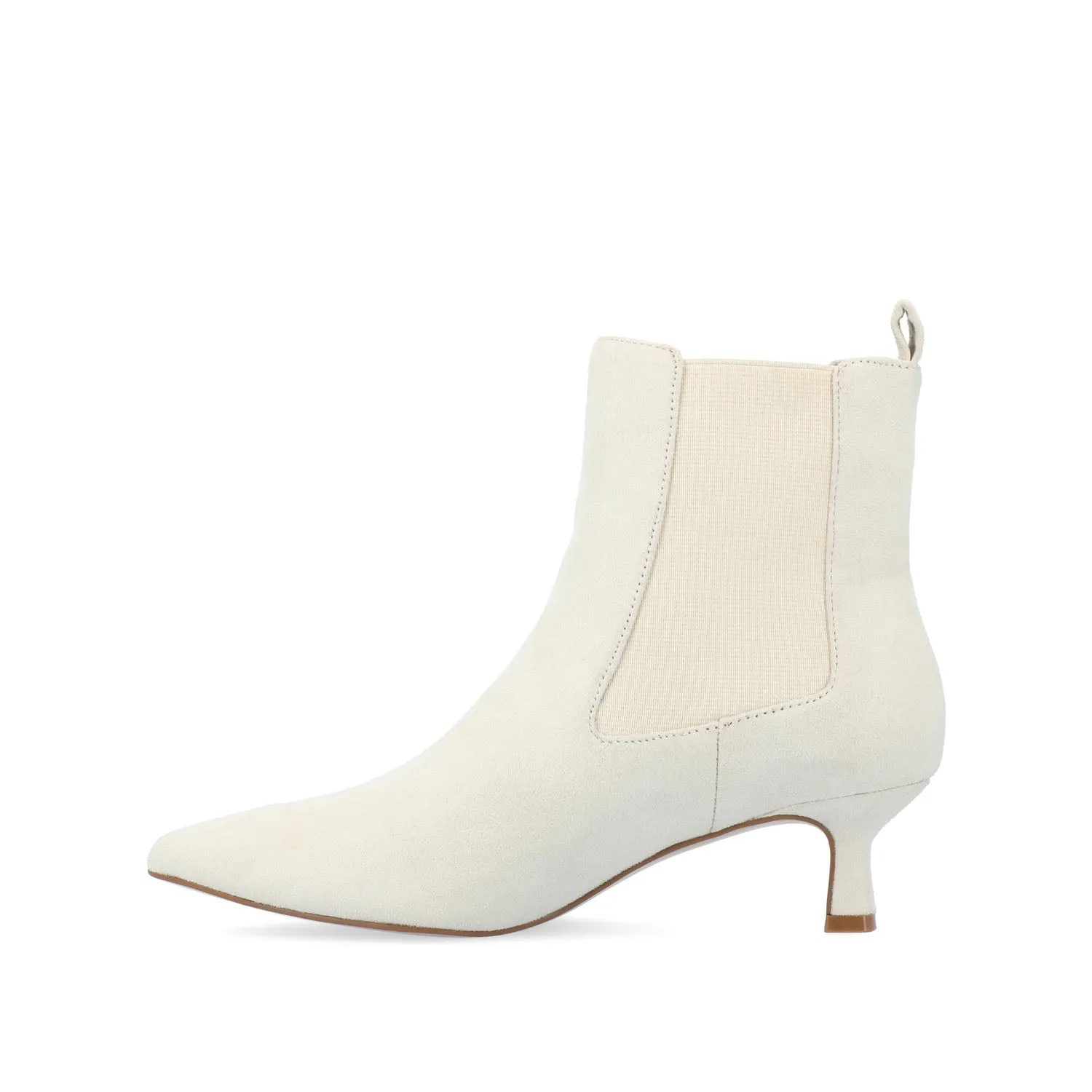 TENLEE CHELSEA BOOTIES IN FAUX SUEDE tight match
