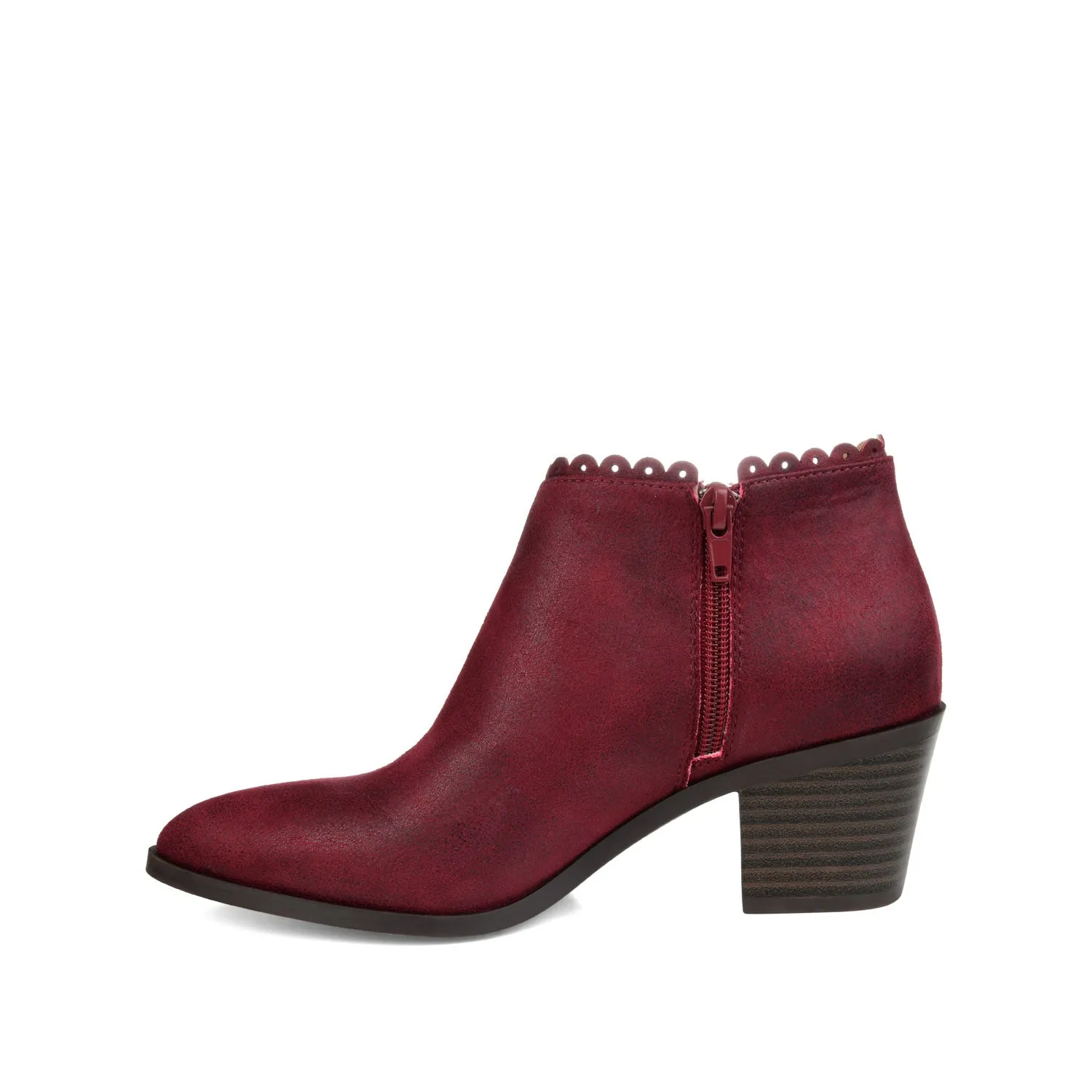 TESSA CUTOUT BOOTIE IN FAUX LEATHER snow proof
