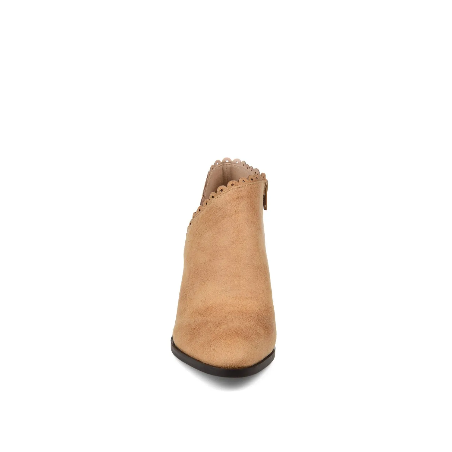 TESSA CUTOUT BOOTIE IN FAUX LEATHER snow proof