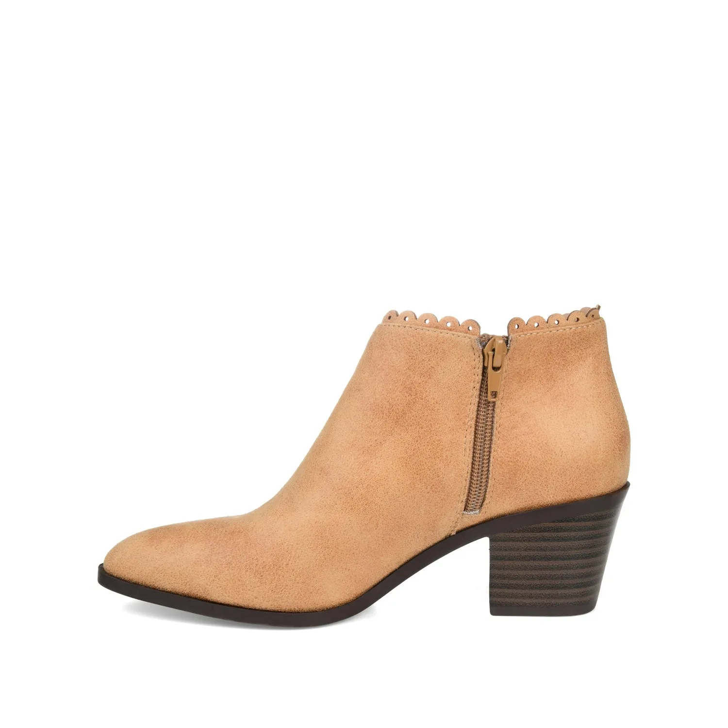 TESSA CUTOUT BOOTIE IN FAUX LEATHER snow proof