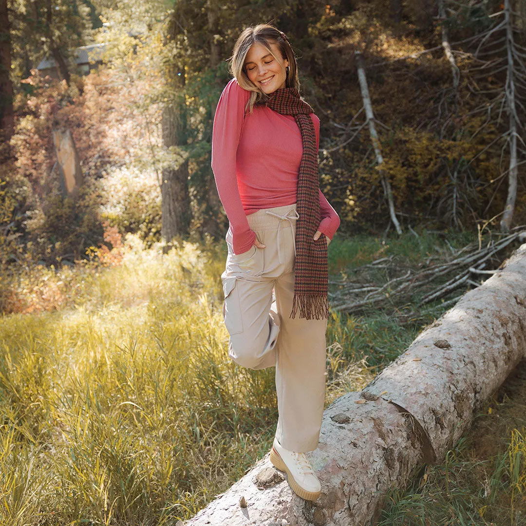 Tessa Long Sleeve, Mauve fall layer