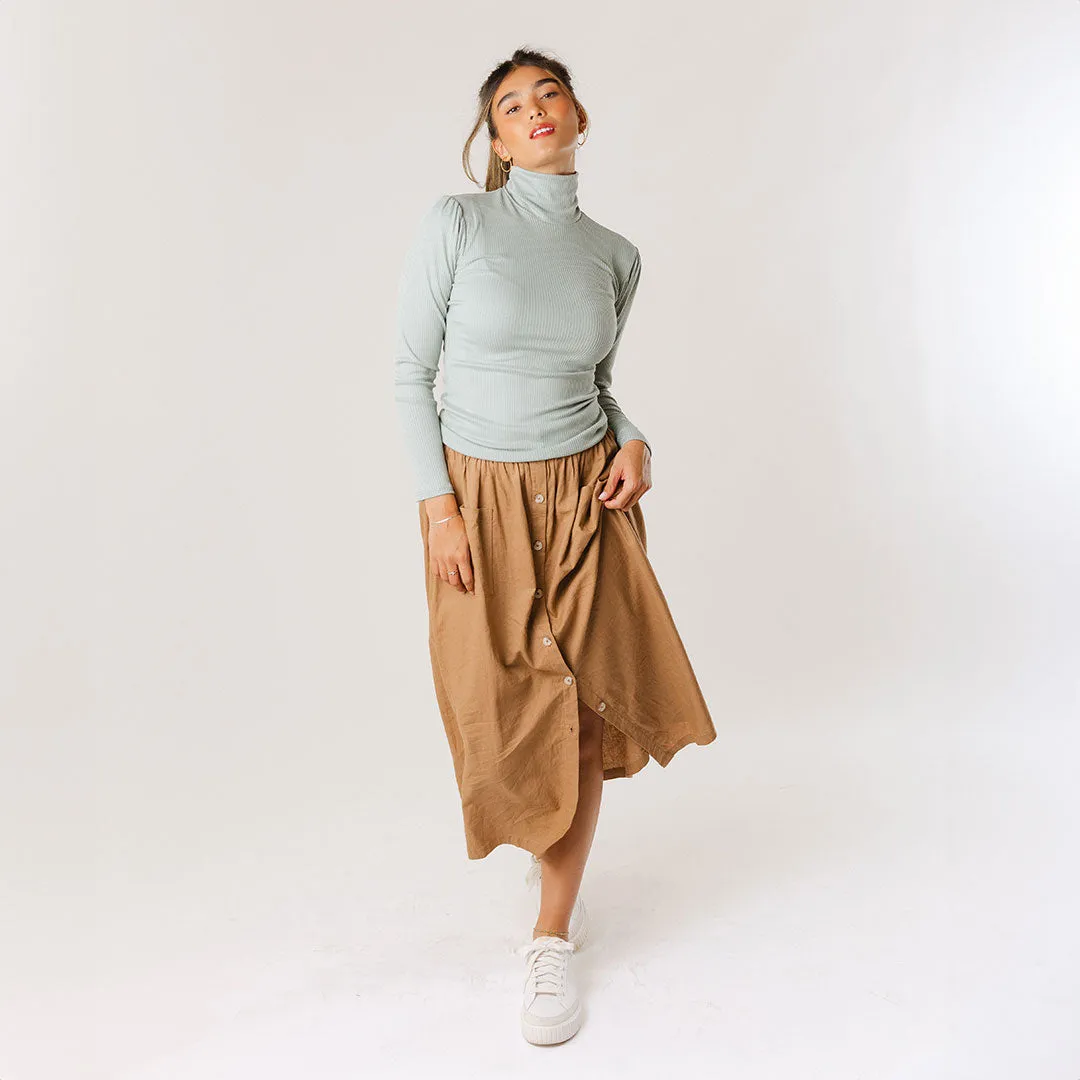 Tessa Long Sleeve, Sage neat life