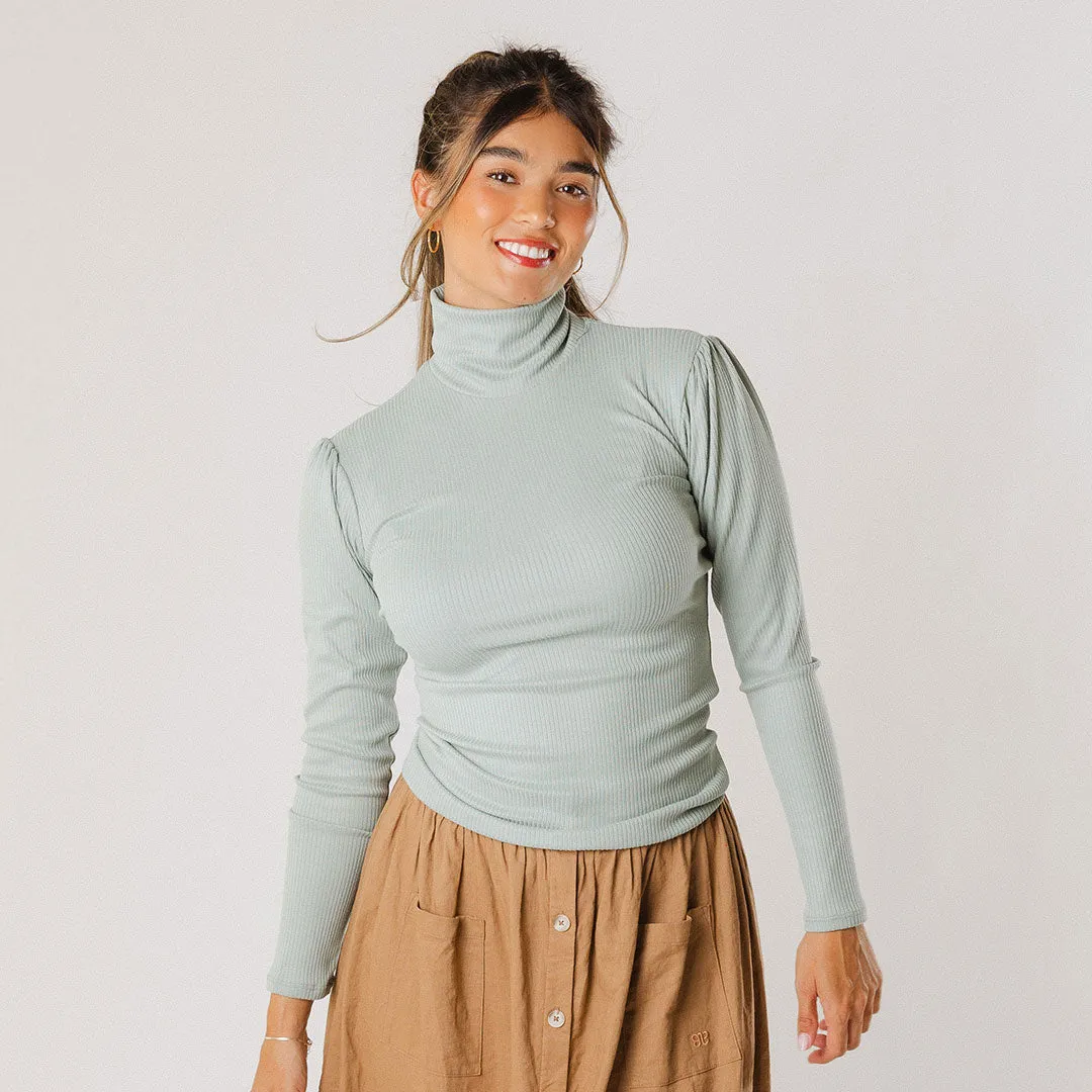Tessa Long Sleeve, Sage neat life