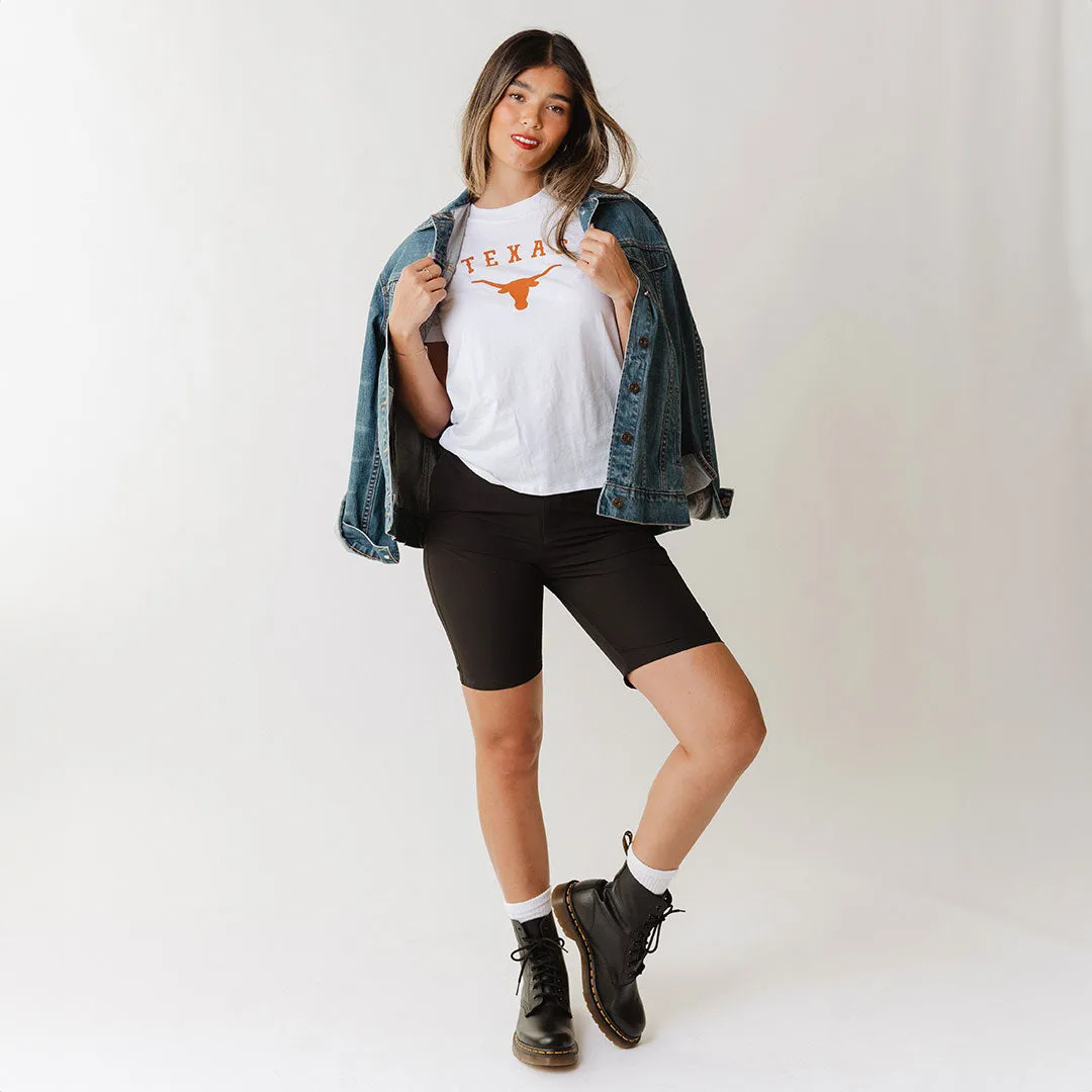 Texas Basic Graphic T-Shirt, White tie dye