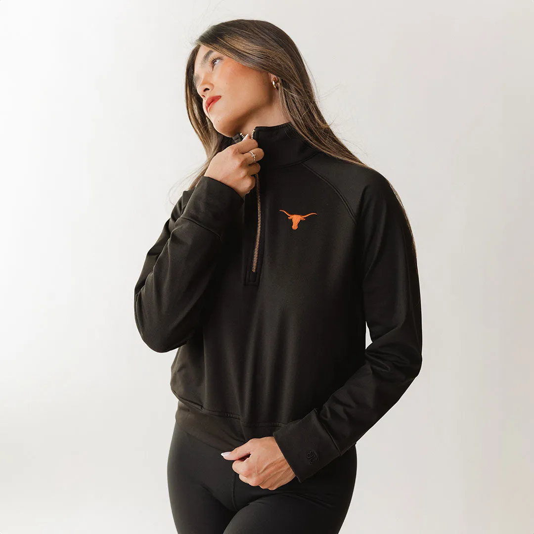 Texas Oxford Zip-Up, Black soft base