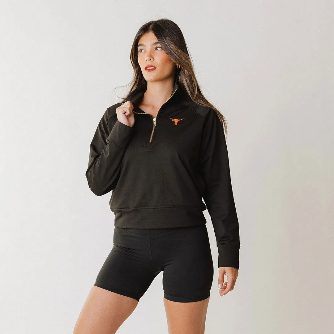 Texas Oxford Zip-Up, Black soft base