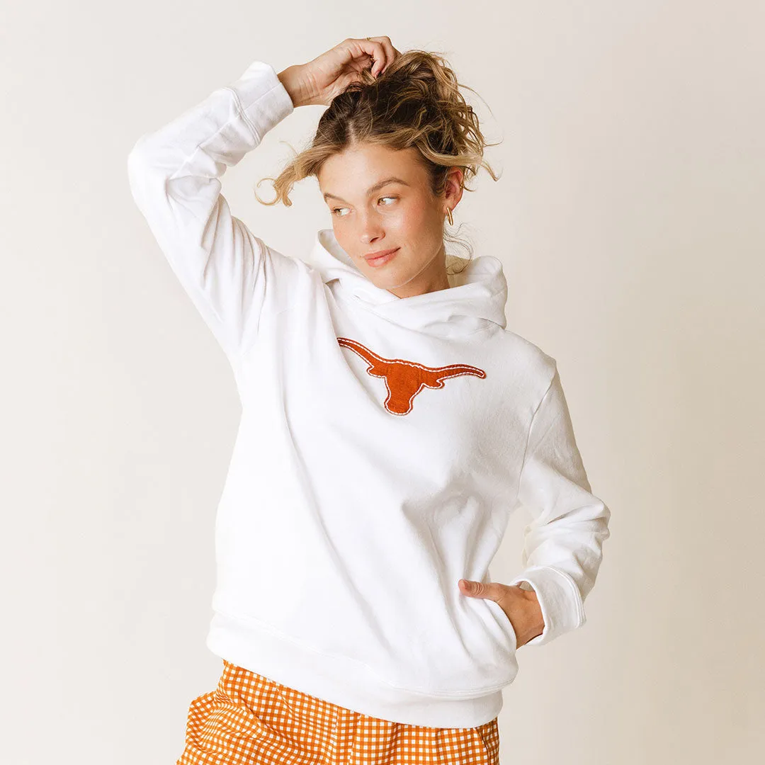 Texas Relaxed Hoodie, White calm zone