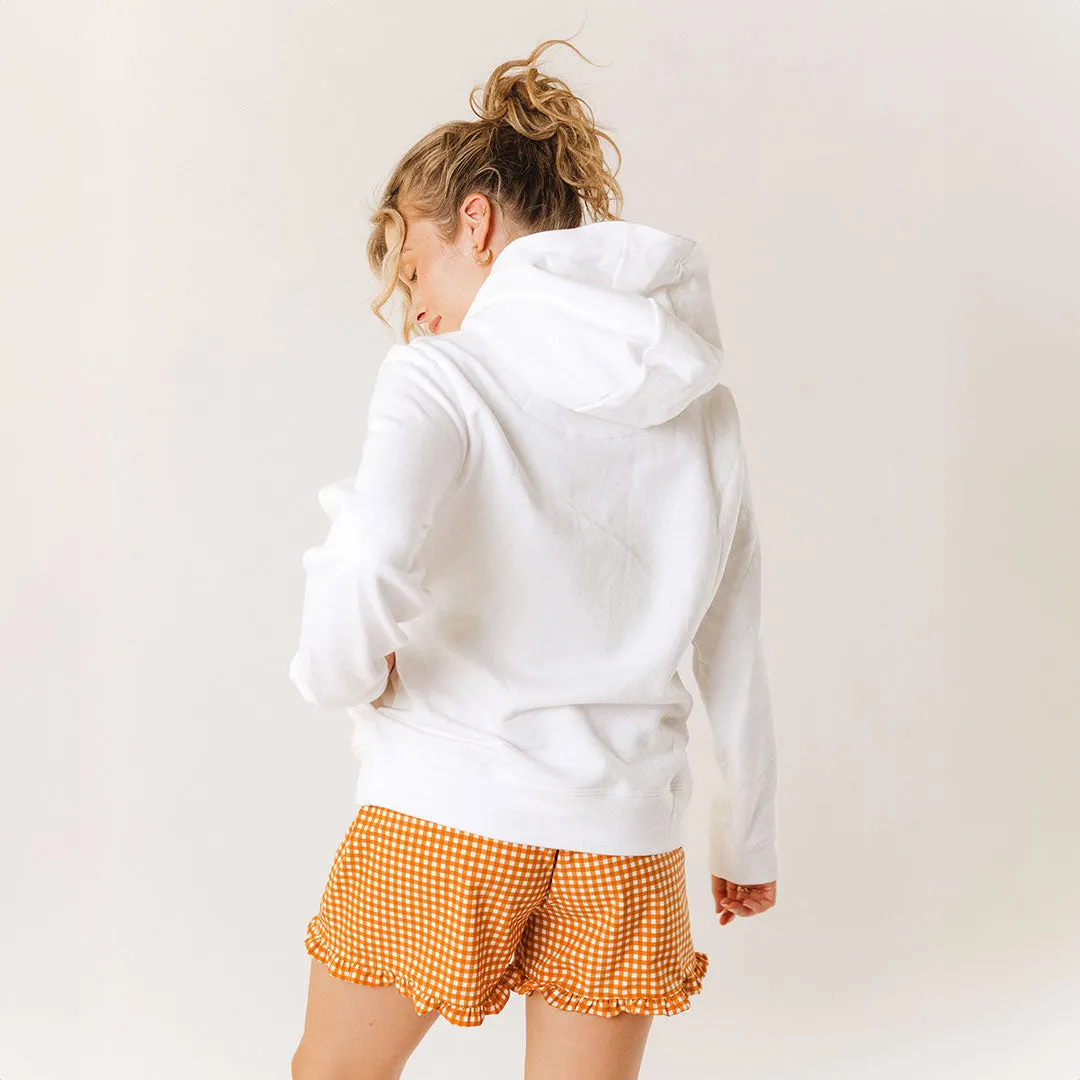 Texas Relaxed Hoodie, White calm zone
