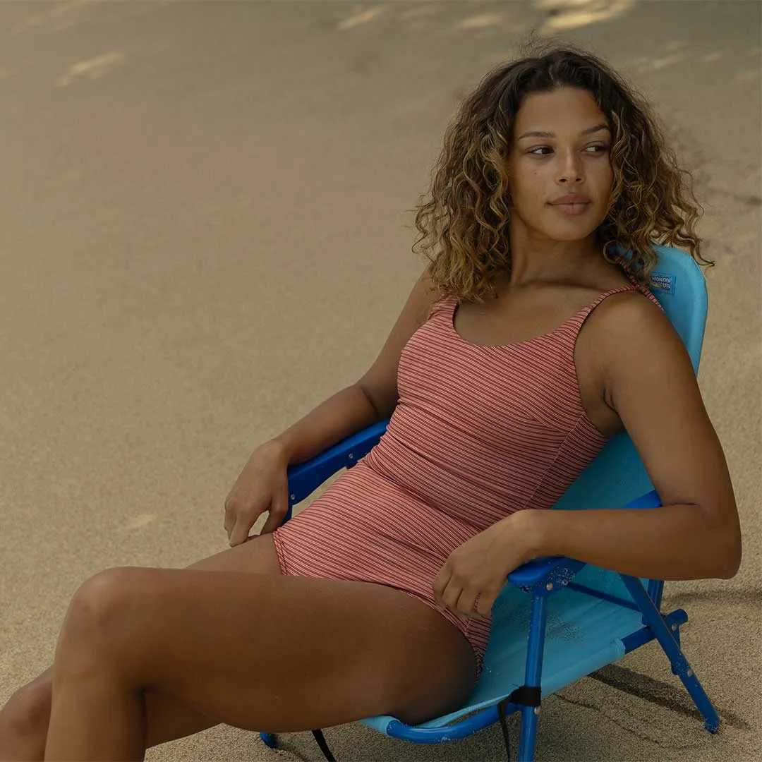 The Natalie One-Piece, Sunset Stripe japan vibe
