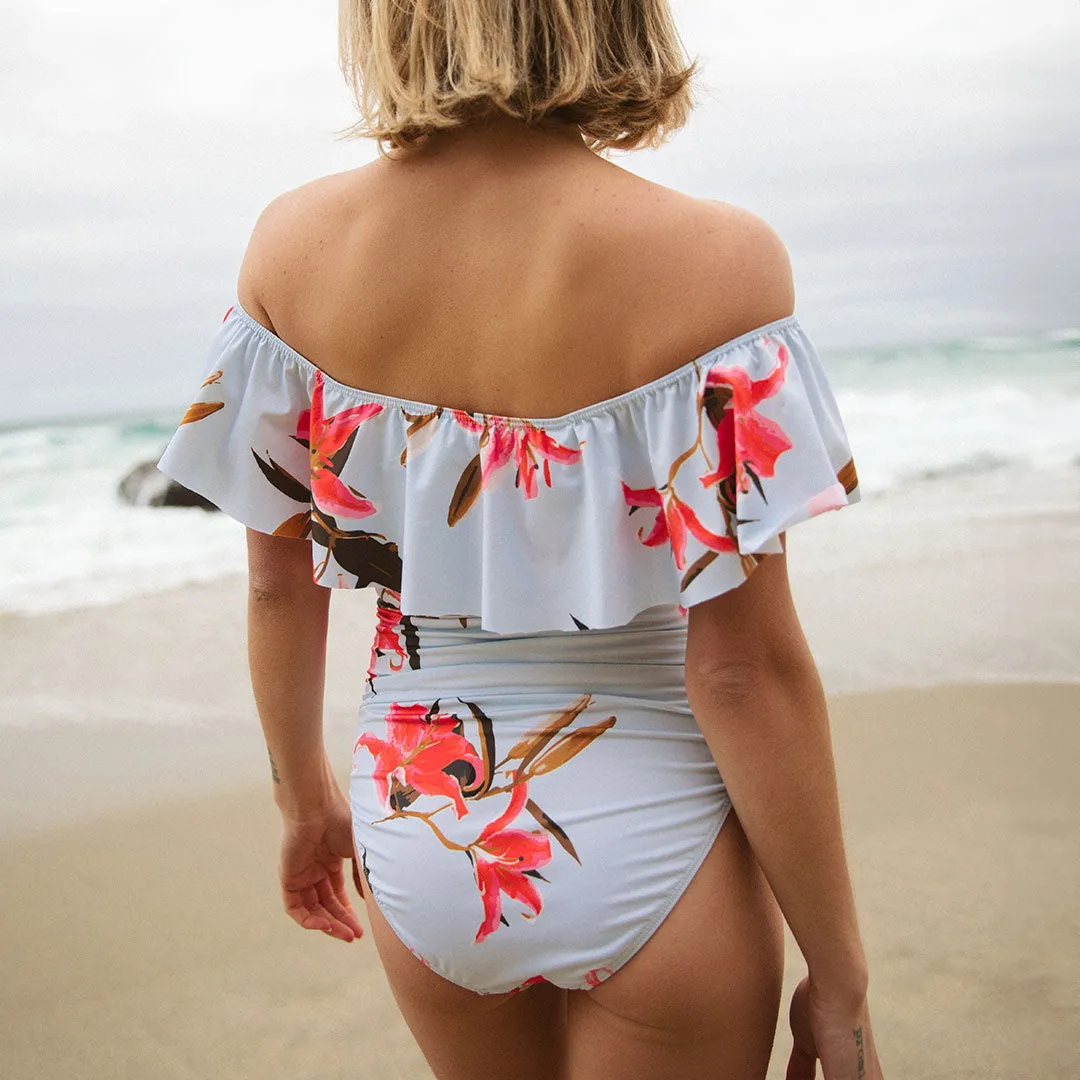 The Wave One-Piece, Sea Glass hot spring