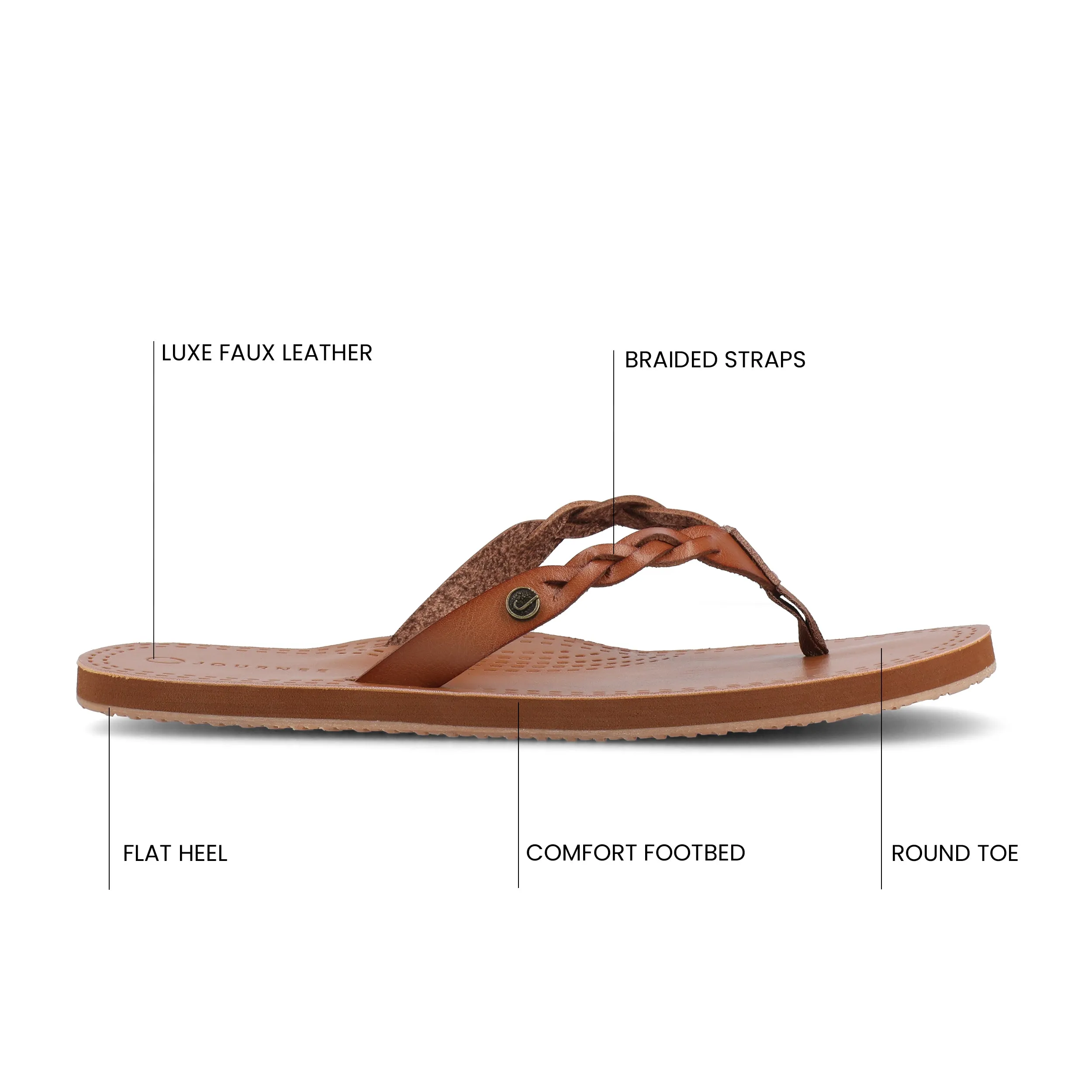 TOMI BRAIDED FLIP FLOP SANDAL cloud feel
