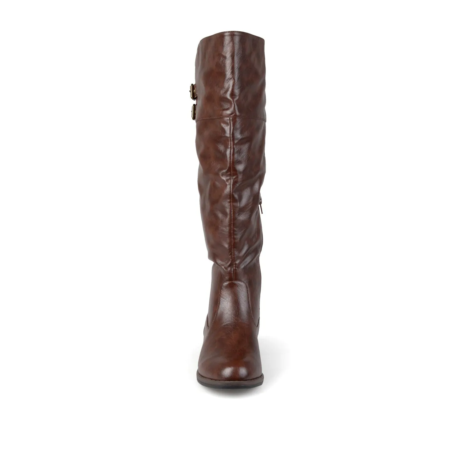 TORI RIDING BOOTS IN FAUX LEATHER night edge