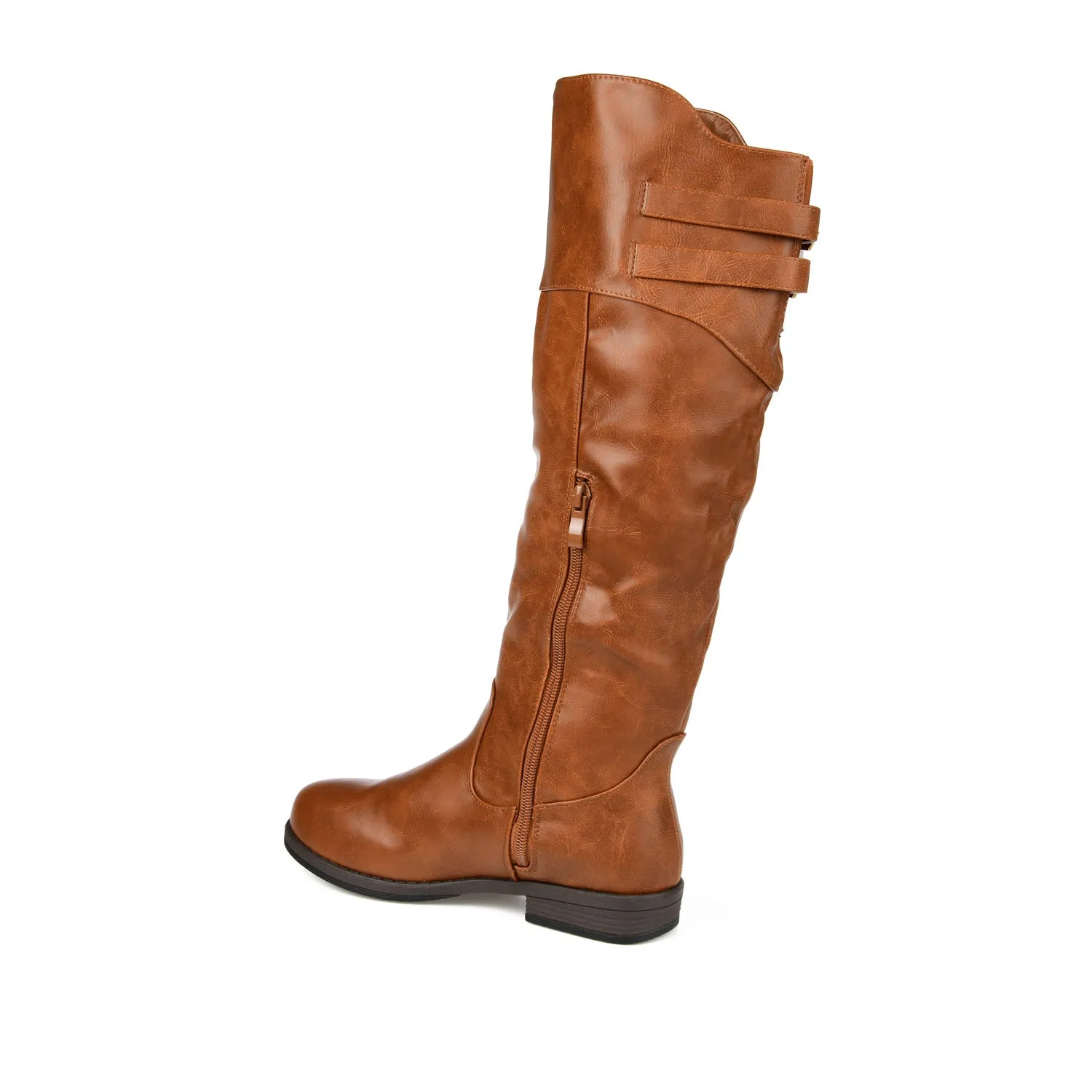 TORI RIDING BOOTS IN FAUX LEATHER night edge