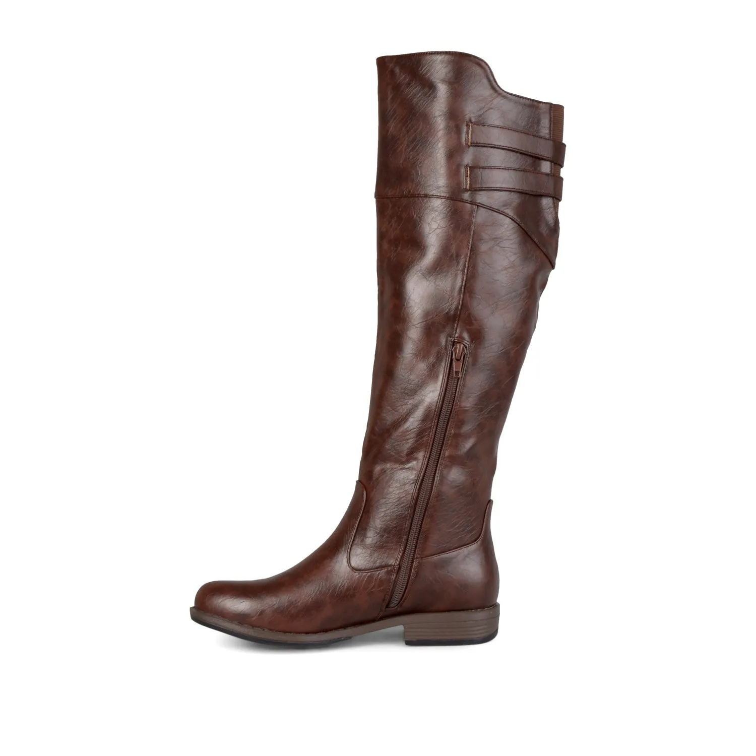 TORI RIDING BOOTS IN FAUX LEATHER night edge