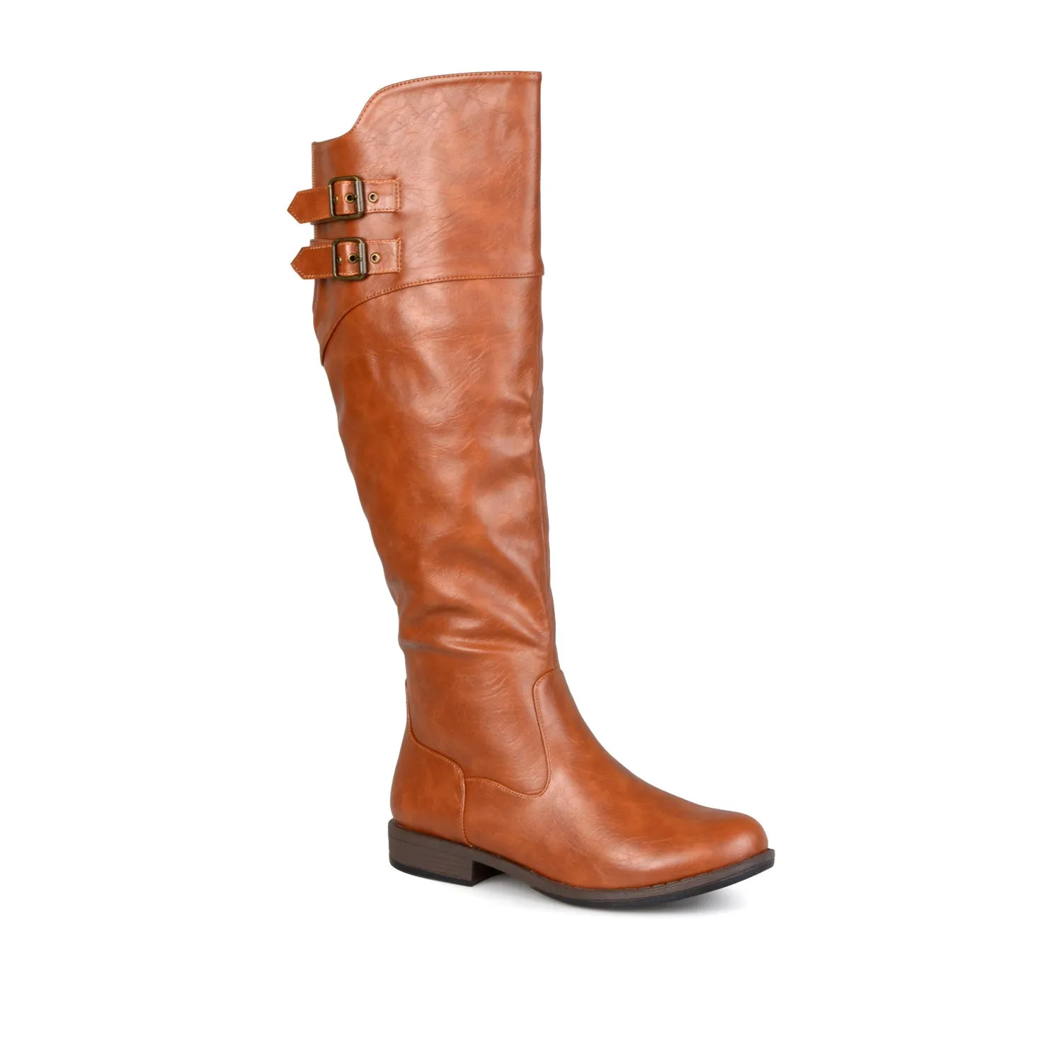 TORI RIDING BOOTS IN FAUX LEATHER night edge