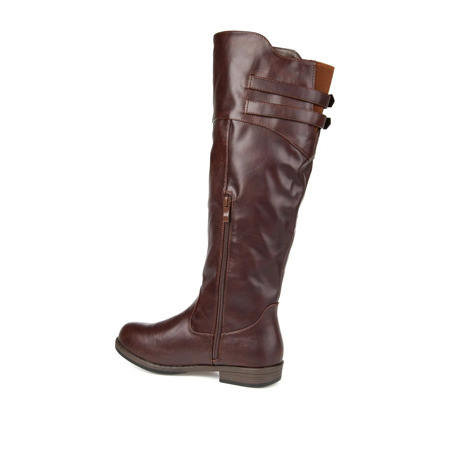 TORI RIDING BOOTS IN FAUX LEATHER night edge