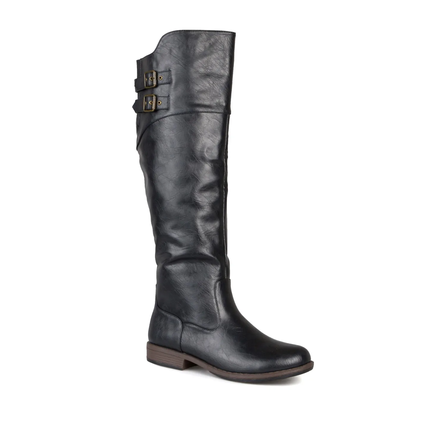 TORI RIDING BOOTS IN FAUX LEATHER night edge