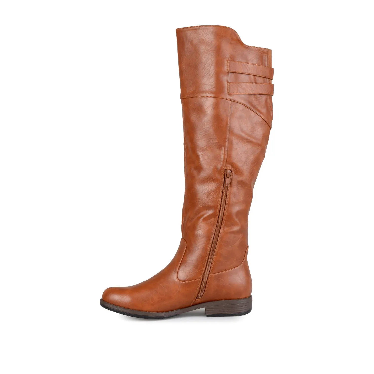 TORI RIDING BOOTS IN FAUX LEATHER night edge