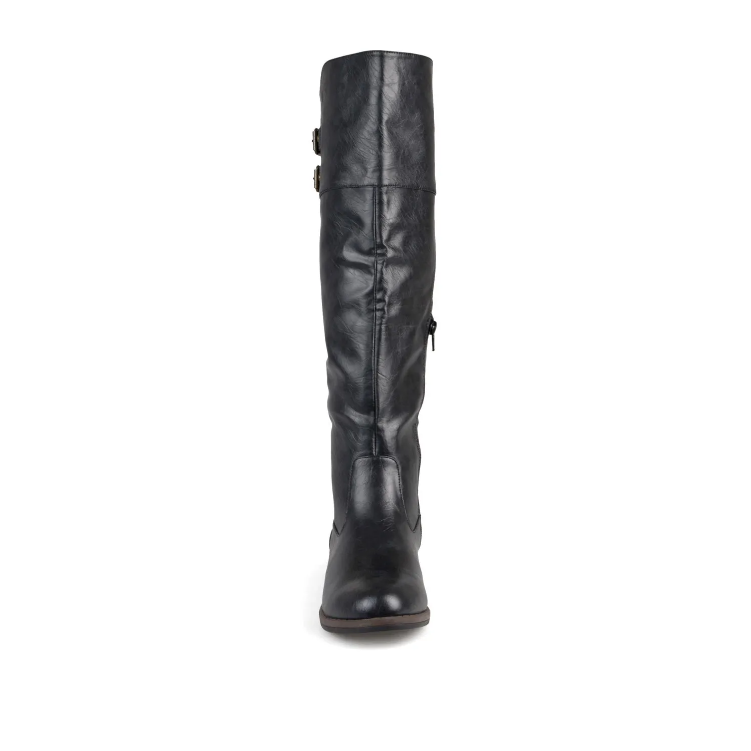 TORI RIDING BOOTS IN FAUX LEATHER night edge
