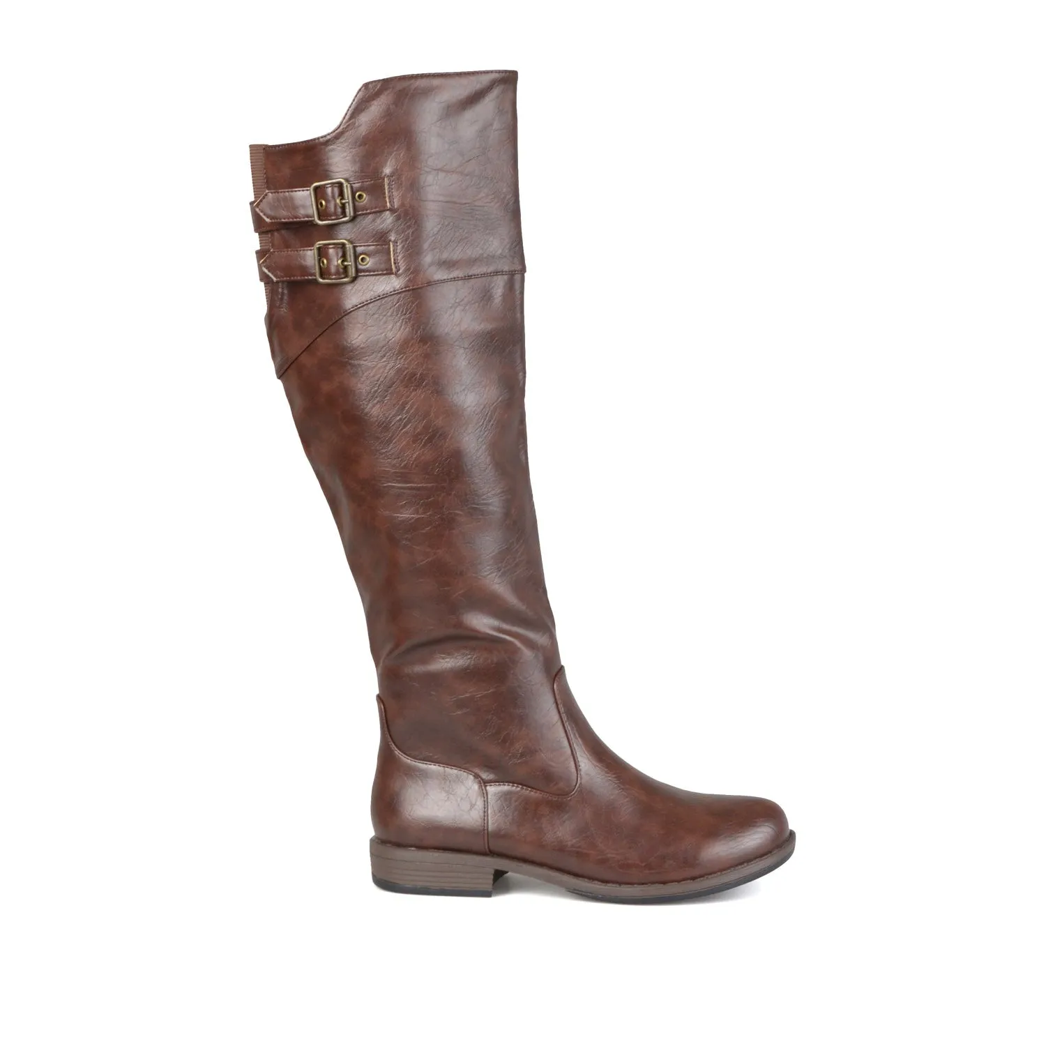 TORI RIDING BOOTS IN FAUX LEATHER night edge