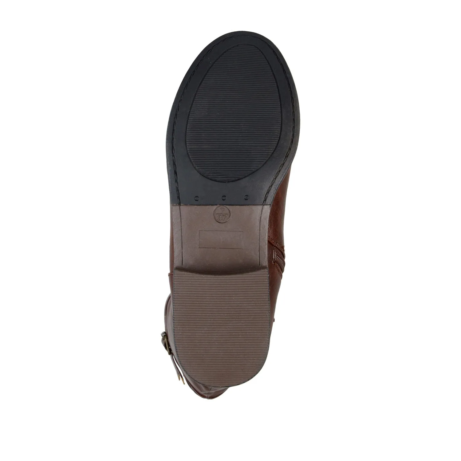 TORI RIDING BOOTS IN FAUX LEATHER night edge