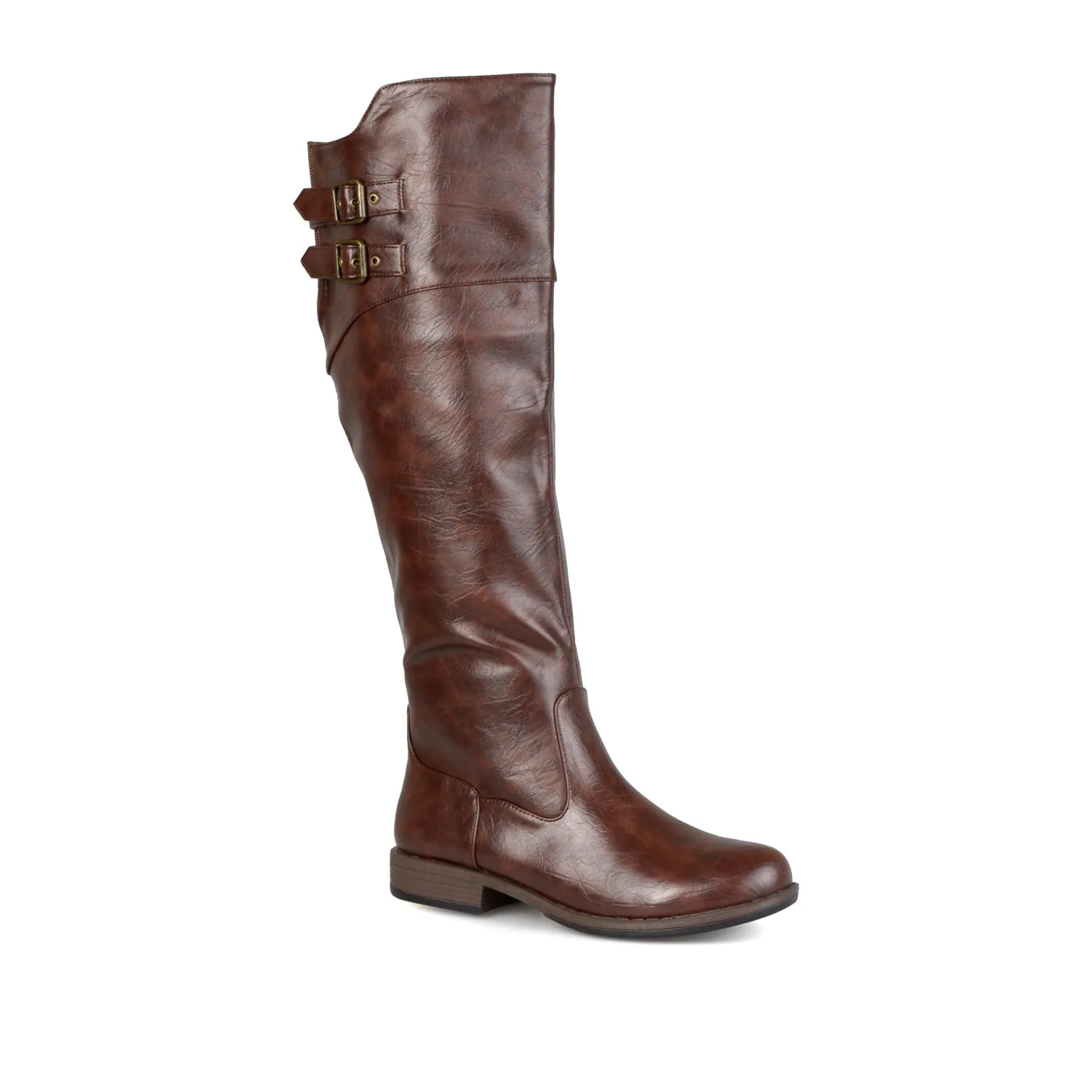 TORI RIDING BOOTS IN FAUX LEATHER night edge