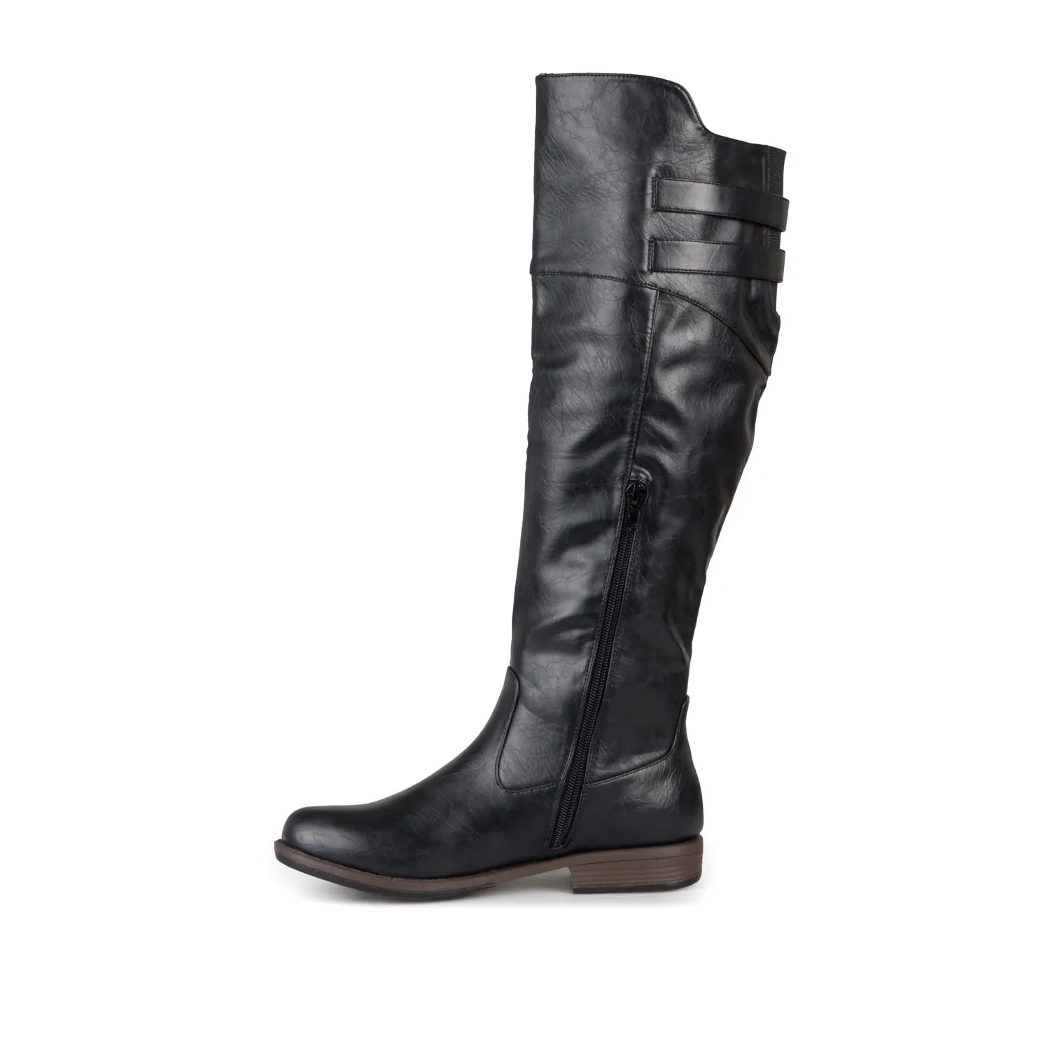 TORI RIDING BOOTS IN FAUX LEATHER night edge
