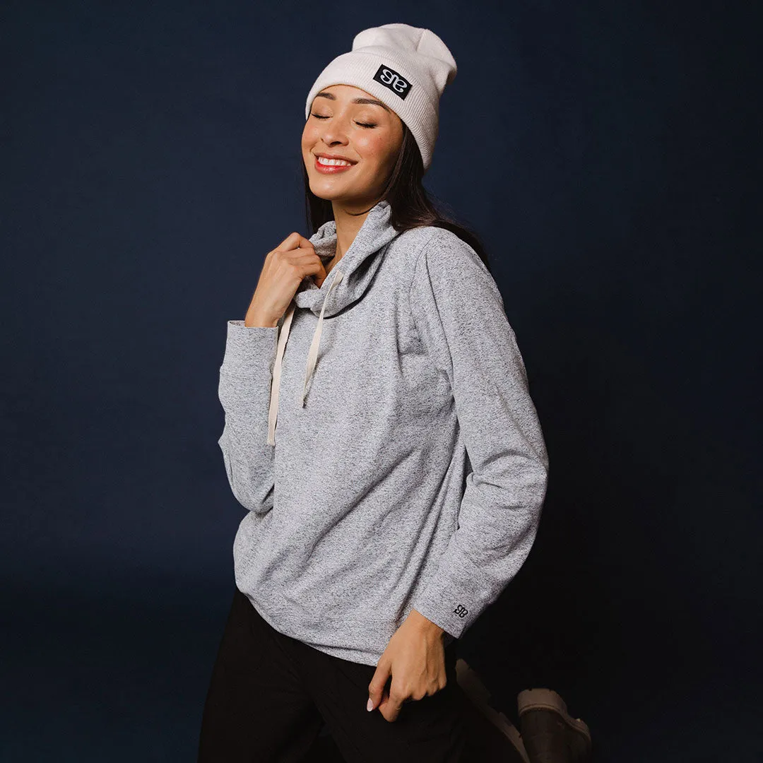 Travel Hoodie, Heather Grey street vibe