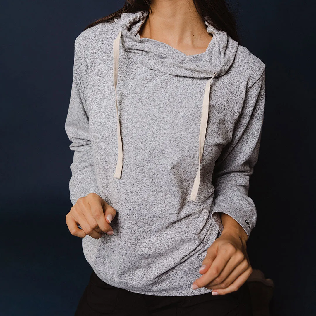 Travel Hoodie, Heather Grey street vibe