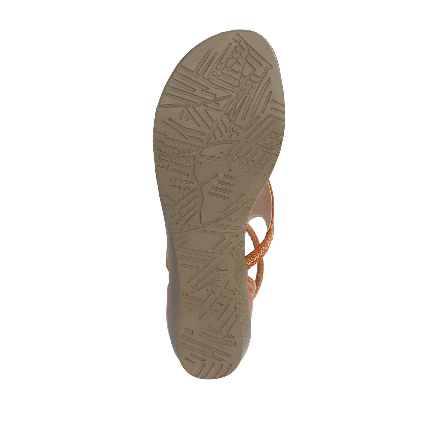 TRAYLE GLADIATOR SANDALS IN FAUX LEATHER balance wear