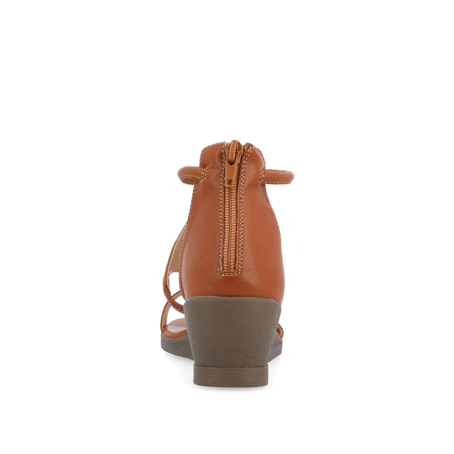 TRAYLE GLADIATOR SANDALS IN FAUX LEATHER balance wear