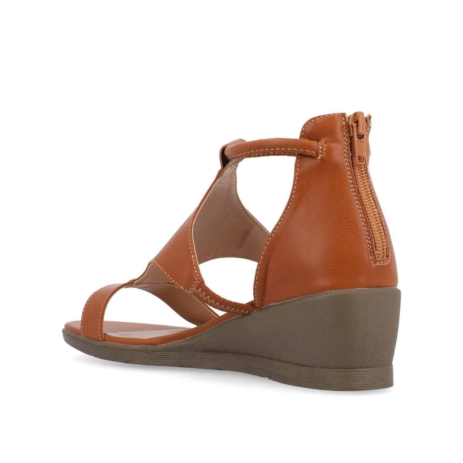 TRAYLE GLADIATOR SANDALS IN FAUX LEATHER balance wear