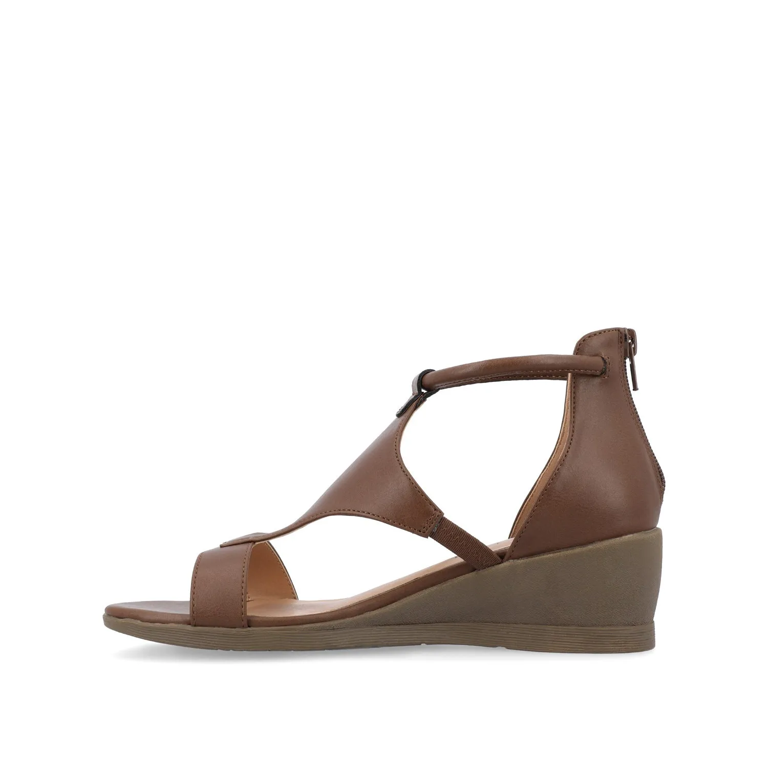 TRAYLE GLADIATOR SANDALS IN FAUX LEATHER balance wear