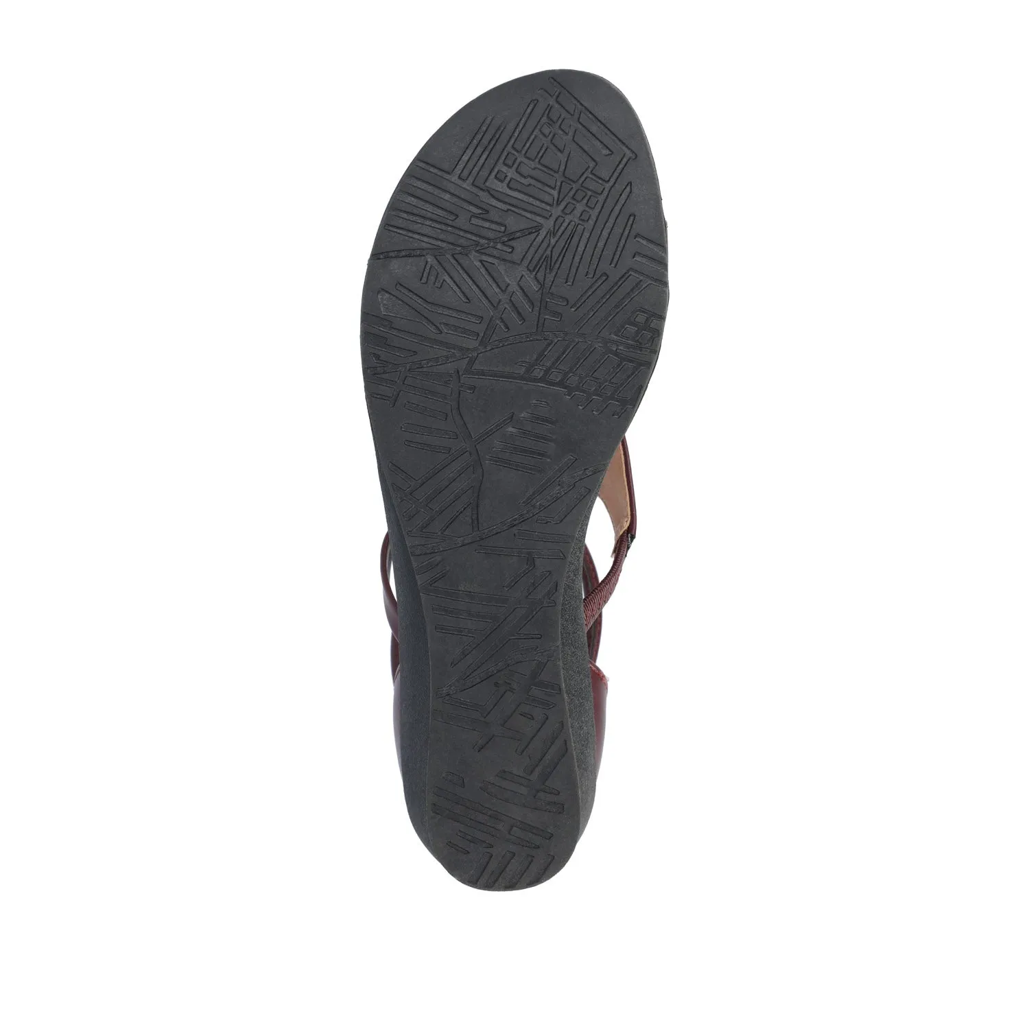 TRAYLE GLADIATOR SANDALS IN FAUX LEATHER balance wear