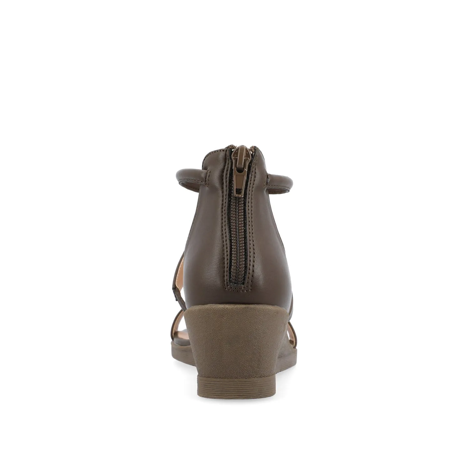 TRAYLE WEDGE GLADIATOR SANDALS IN WIDE minimal vibe