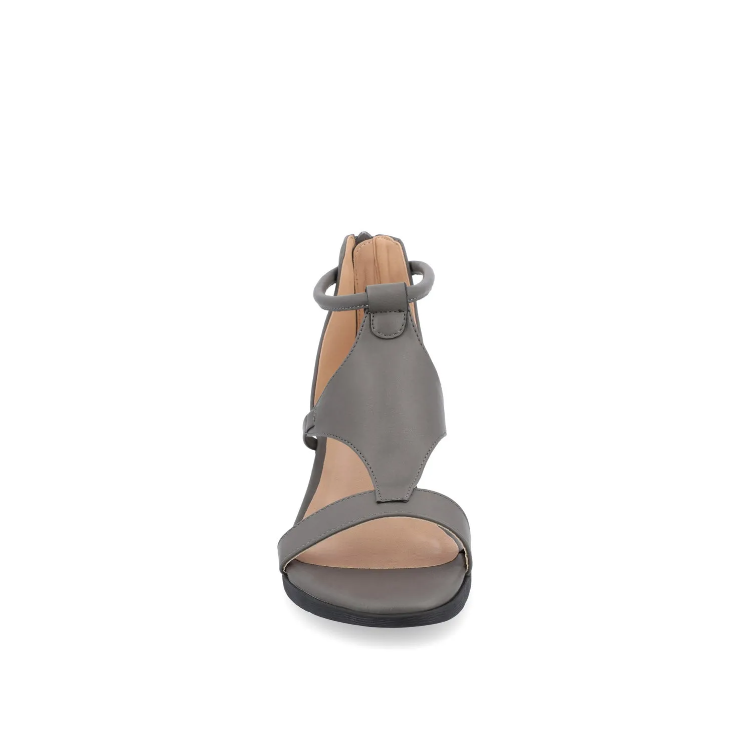 TRAYLE WEDGE GLADIATOR SANDALS IN WIDE minimal vibe