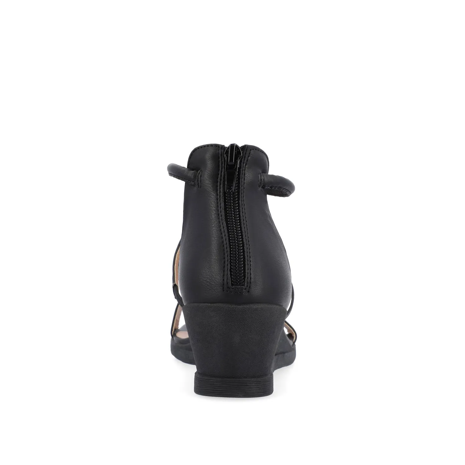 TRAYLE WEDGE GLADIATOR SANDALS IN WIDE minimal vibe