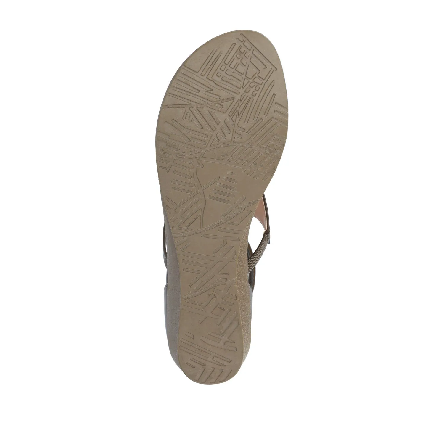 TRAYLE WEDGE GLADIATOR SANDALS IN WIDE minimal vibe