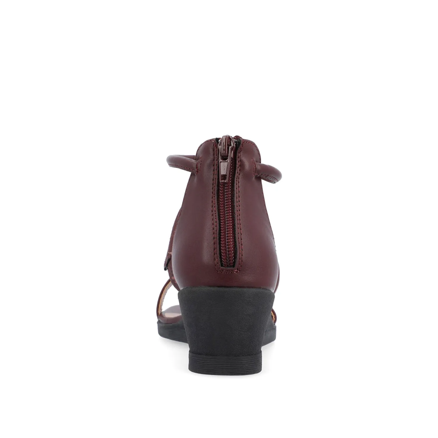 TRAYLE WEDGE GLADIATOR SANDALS IN WIDE minimal vibe