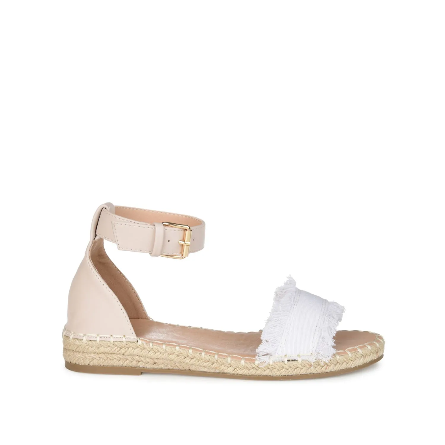 TRISTEEN ESPADRILLE SANDALS IN FABRIC light sole