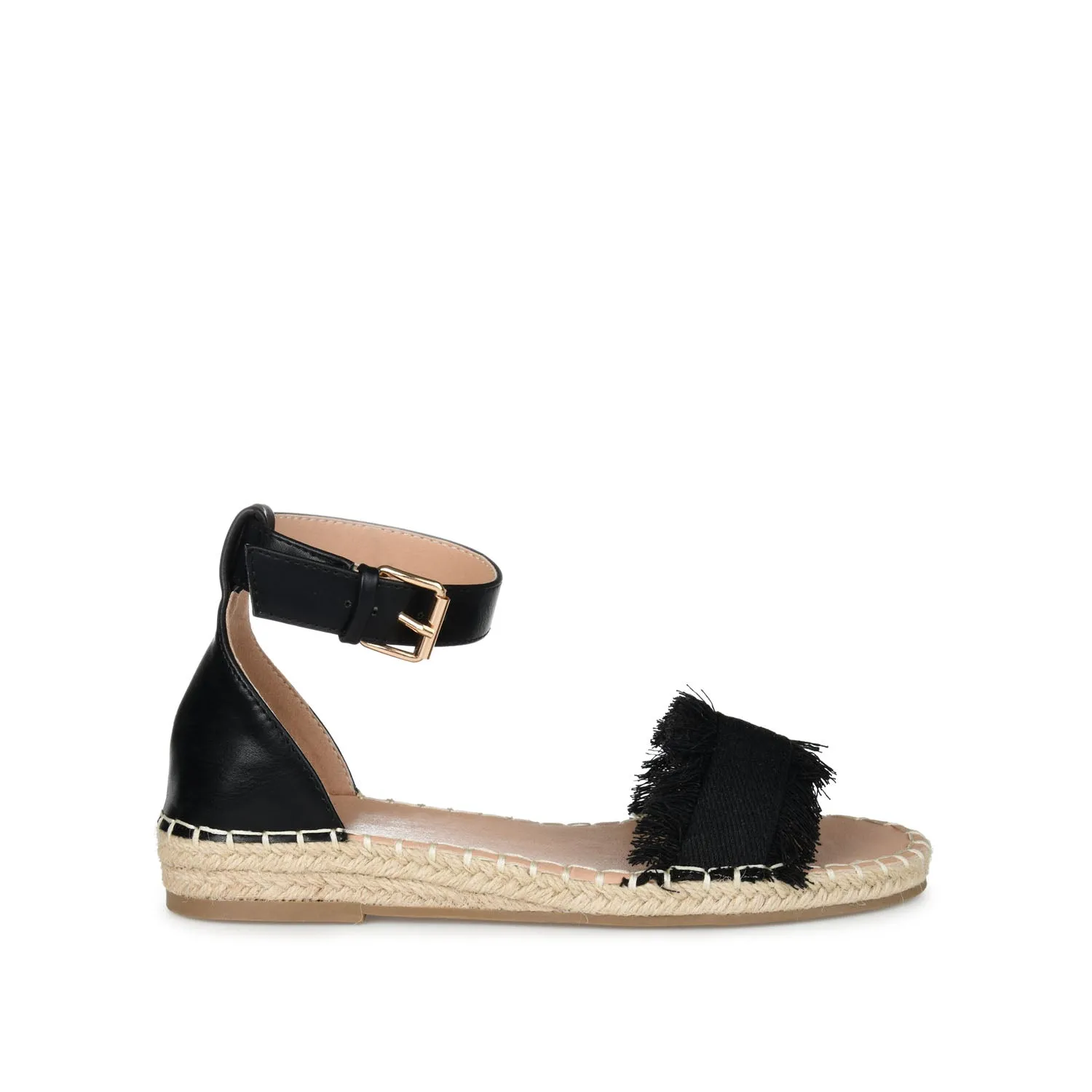 TRISTEEN ESPADRILLE SANDALS IN FABRIC light sole