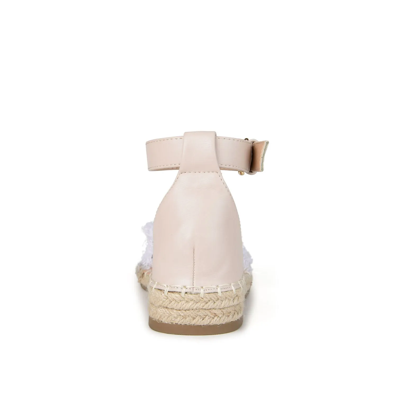 TRISTEEN ESPADRILLE SANDALS IN FABRIC light sole