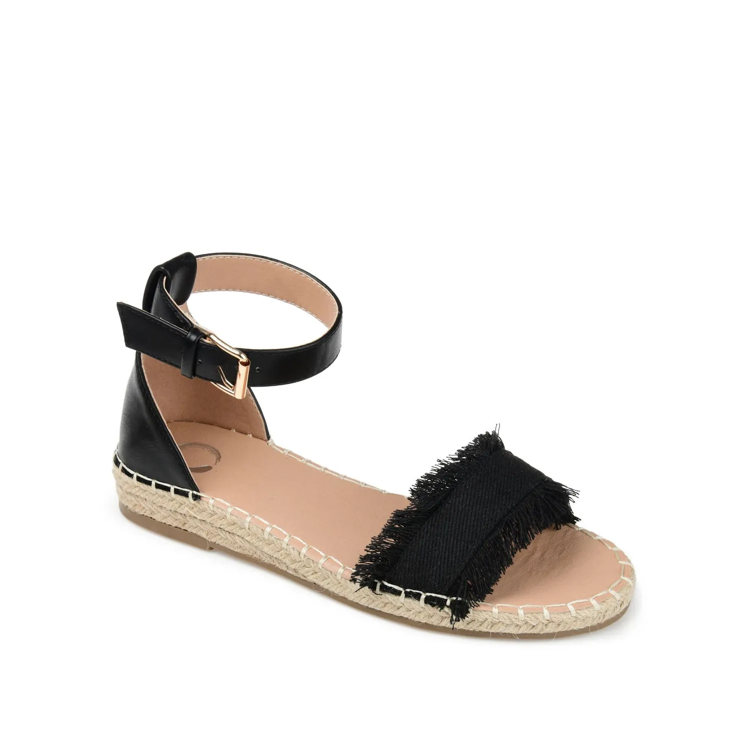 TRISTEEN ESPADRILLE SANDALS IN FABRIC light sole