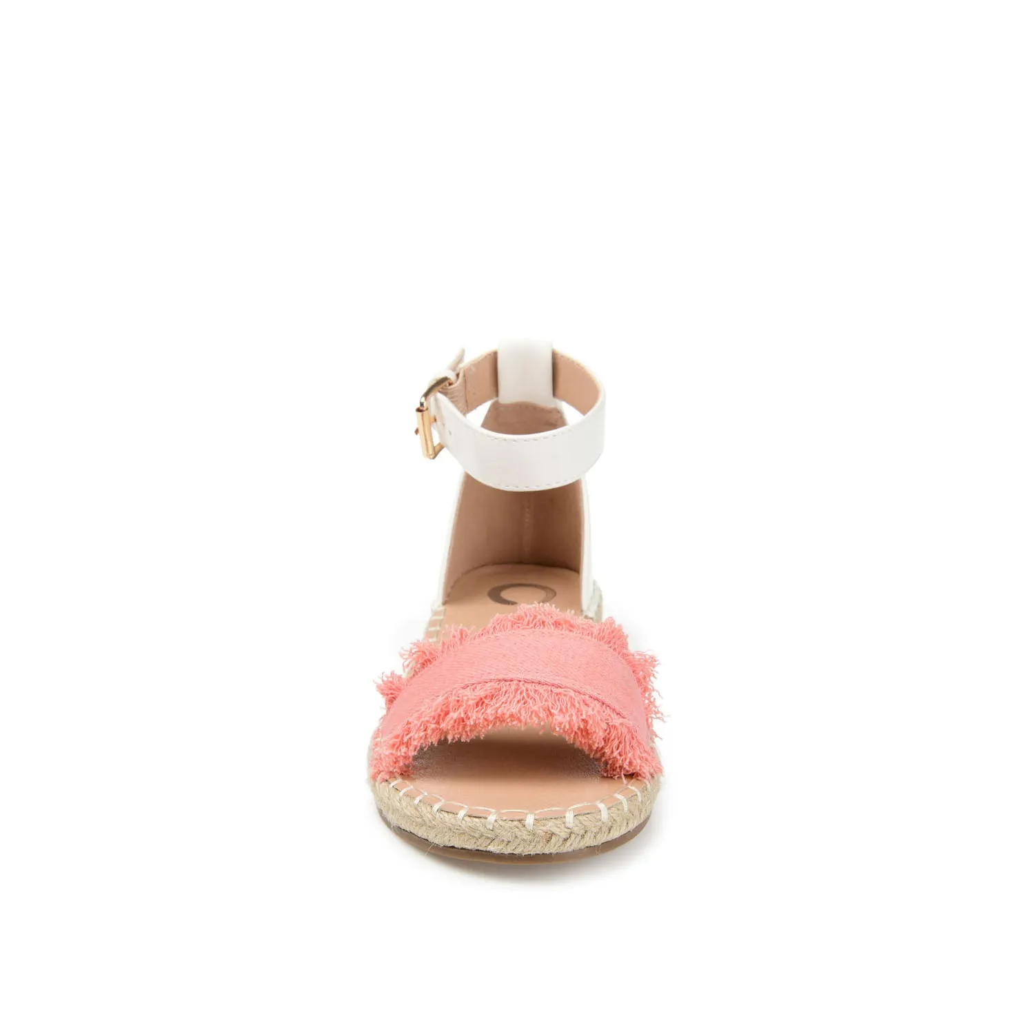 TRISTEEN ESPADRILLE SANDALS IN FABRIC light sole