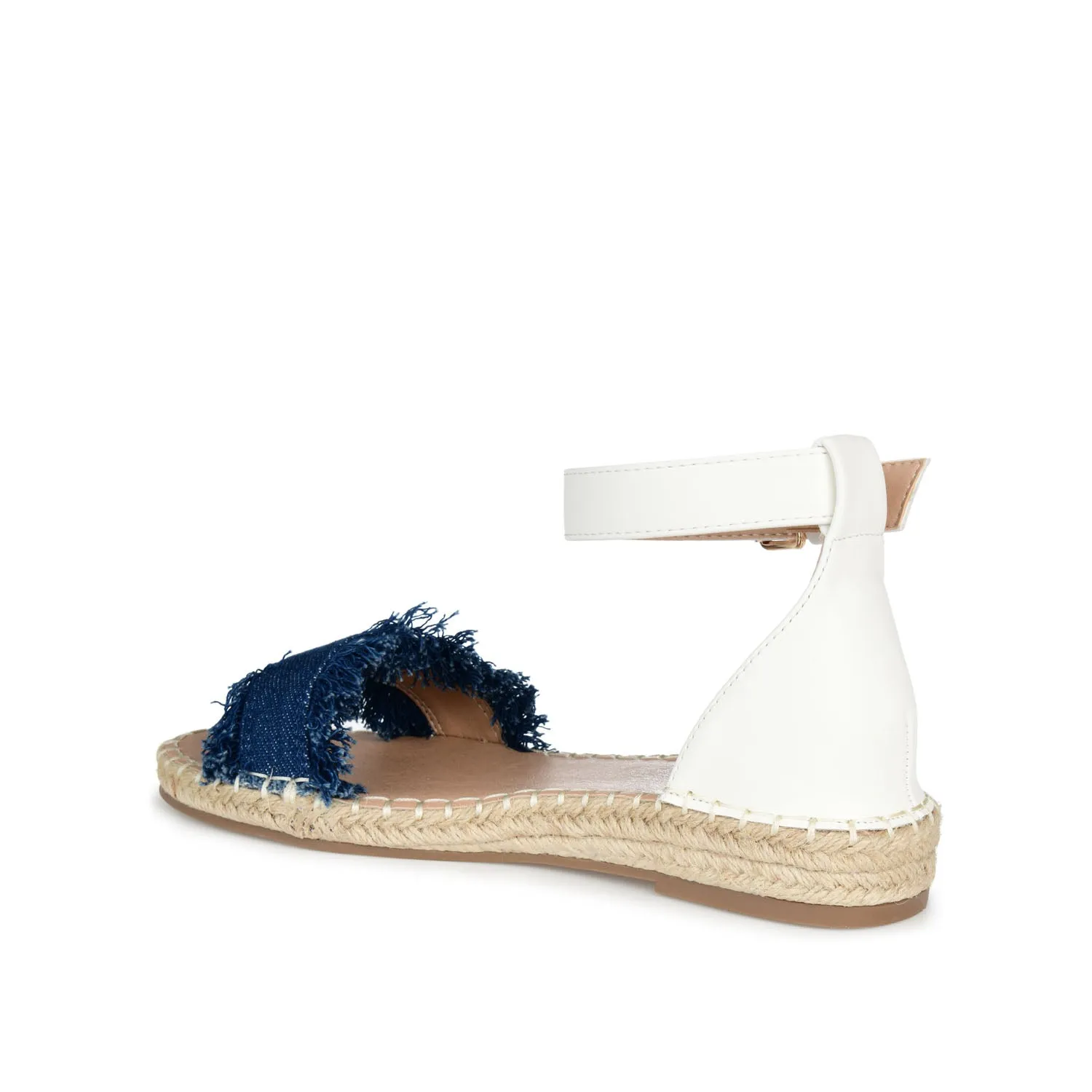 TRISTEEN ESPADRILLE SANDALS IN FABRIC light sole