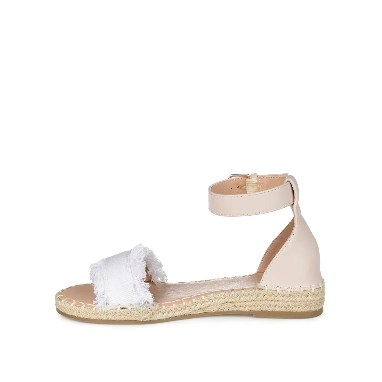 TRISTEEN ESPADRILLE SANDALS IN FABRIC light sole