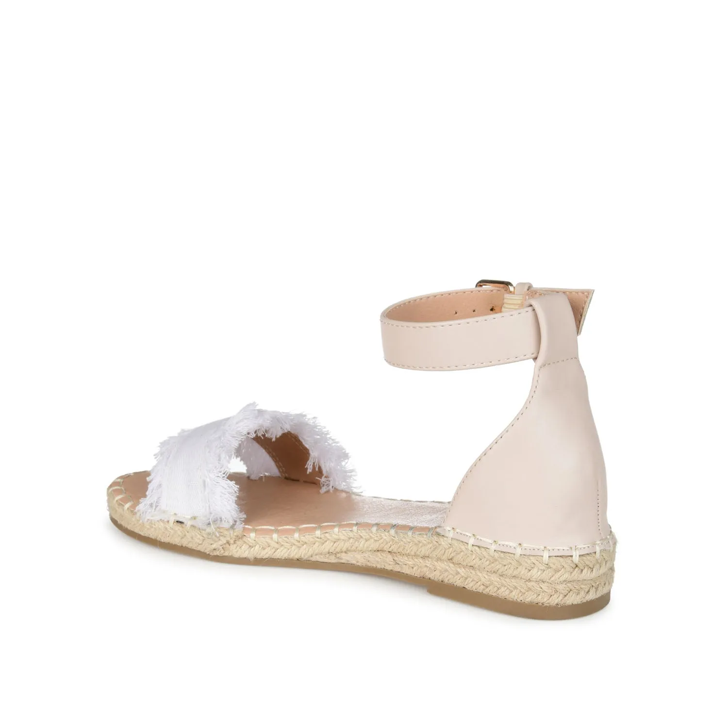 TRISTEEN ESPADRILLE SANDALS IN FABRIC light sole